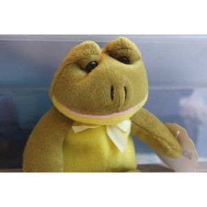 Good Stuff Green Frog Small Plush Animal Cute Tagged 8" Tall